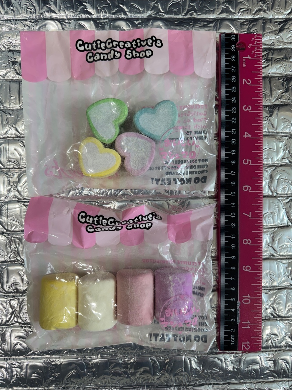 Cutie Creative Marshmallow Squishy Two Pack Hearts Regular 2017 - Picture 4 of 7